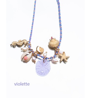 collier violette sathyne sunkissed bijoux