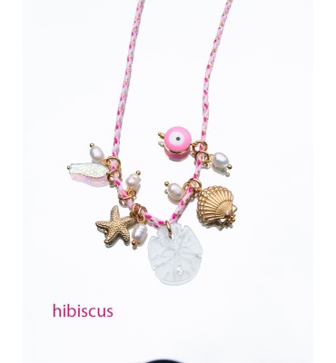 collier hibiscus sathyne sunkissed bijoux